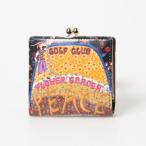 ショッピングツモリチサト ツモリチサト キャリー tsumori chisato CARRY ガーデンゴルフクラブ がま口 ミニ財布 2つ折り財布 （ブラック）