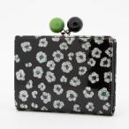 ショッピングツモリチサト ツモリチサト キャリー tsumori chisato CARRY グリッターフラワー がま口 2つ折り財布 （ブラック）