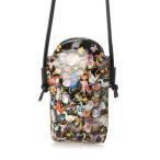 ショッピングツモリチサト ツモリチサト キャリー tsumori chisato CARRY 森のどうぶつたち ポーチ スマホポシェット ショルダーケース （ブラック）