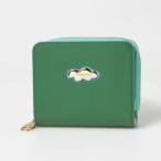 ショッピングツモリチサト ツモリチサト キャリー tsumori chisato CARRY くもマーク 財布 2つ折り ラウンドファスナー小銭入れ （グリーン）