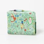ツモリチサト キャリー tsumori chisato CARRY 不思議の国のアリス 2つ折り財布 【使いやすい小銭入れ】 (グリーン)