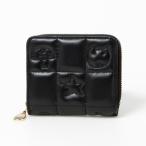 ショッピングツモリチサト ツモリチサト キャリー tsumori chisato CARRY ネコキルティング ラウンドファスナー2つ折り財布 （ブラック）