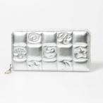 ショッピングツモリチサト ツモリチサト キャリー tsumori chisato CARRY ネコキルティング ラウンドファスナー長財布 （シルバー）