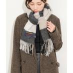 ツイードミル TWEEDMILL 70cm×190cm Knee Rug 大判ストール （ブラック系その他2）