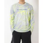 アンダーアーマー UNDER ARMOUR メンズ 長袖機能Tシャツ UAテック プリント ロングスリーブ Tシャツ 1388223 (Halo Gr