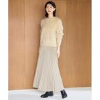 UNFILO 【野呂佳代さん着用】フェイクレザー プリーツ