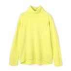 ショッピングピスタチオ UNFILO カシミヤビスコース ニットタートル （ピスタチオ）