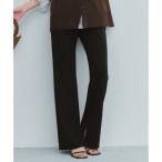 UNFILO [ часть магазин ограничение / талия резина ]BEAUTY MOVE semi flare pants ( черный )