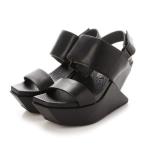 ユナイテッド ヌード UNITED NUDE Delta Wedge Sandal (BLACK)
