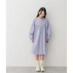 アーバンリサーチ ドアーズ URBAN RESEARCH DOORS 切替ギャザーワンピース(KIDS) （ストライプ）