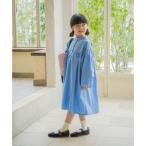 アーバンリサーチ ドアーズ URBAN RESEARCH DOORS 切替ギャザーワンピース(KIDS) （ブルー）