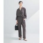 アーバンリサーチ URBAN RESEARCH フロントタックジャンプスーツ （CHARCOAL）