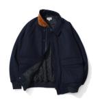 ショッピングJACKET ユースフルシングス useful things MELTON JACKET （DARK NAVY）