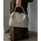 ヴィータフェリーチェ VitaFelice 本革2wayハンドバッグ （LGRAY）