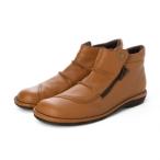 ヴィタノーヴァ VITA NOVA 【本革 / 日本製 / 3E】天然ゴムソール使用 コンフォート ソフト カジュアルショートブーツ （LBR）