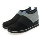 ショッピングウエッジソール 【日本製 / 3E】 ヴィタノーヴァ VITA NOVA 軽量ウエッジソール使用 コンフォート ストレッチ素材コンビシューズ （BLKNF）