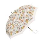 【Wpc.】雨傘 ブルーミングフラワー 58cm ジャンプ傘 晴雨兼用 傘 レディース 長傘 （オフ）