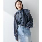 ウィムガゼット Whim Gazette ローンボウタイブラウス （blue）