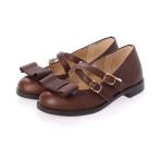 yo-skeYOSUKE [ ограничение SHOP обращение . item ][ Kids item ] натуральная кожа туфли с ремешками ( темно-коричневый )