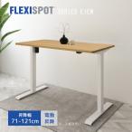 FLEXISPOT電動式スタンディングデスク　上下昇降パソコンデスク　オフィステーブル E1EW (脚部ホワイト　天板別売り)