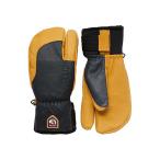 he Strato po3 палец HESTRA TOPO 3-FINGER Grey/Natural Brown