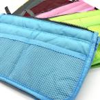 バッグインバッグ 旅行 コンパクト メッシュポーチ ポーチ インナーバッグ 洗面ポーチ 旅行 レジャー 収納グッズ トラベル 小物 ケース 便利 飛行機 バス