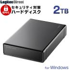 ショッピングロジテックダイレクト セキュリティ対策 暗号化ハードディスク 2TB 外付け HDD Windows用 USB3.2 Gen1（USB3.0） LHD-EN20U3BS ロジテック