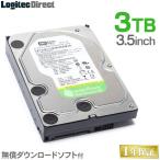 内蔵HDD 3TB WD AV-GP WD30EURX 3.5インチ 内蔵ハードディスク ロジテックの保証・ダウンロードソフト付 LHD-WD30EURX