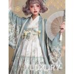 羽織 2色 Psalm of Lyra 秋冬 和ロリ 和風 着物 ゆったり フリーサイズ 花柄 プリント かわいい レトロ 撮影 イベント おでかけ デート