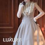 ショッピングLuxury クラシカルロリータ クラロリ ジャンパースカート のみ 膝丈 ひざ丈 ミディアム アンティーク 文学少女 ガーリー 秋冬コーデ お茶会 イベント デート