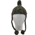 ko.. шляпа Kids шляпа ( бонбон есть ) зеленый вязаный зима защищающий от холода Рождество Рождество подарок 