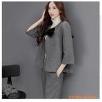 ショッピング卒業式 セットアップ 40代 スーツ パンツスーツ セットアップ レディース 卒業式 入学式 卒園式 入園式 母 ママ 大学生 20代 30代 40代 おしゃれ 個性的 リボン グレー きれいめ 即納