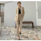 ショッピング細身 即納 パンツスーツ フォーマル セットアップ 卒園式 卒業式 入学式 入園式 服装 ママ 母 40代 30代 20代 50代 おしゃれ 韓国風 かっこいい 個性的 人気