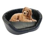 ＰＶＣレザーのペットベッド　Ｍサイズ　小型犬用　選べる22色　日本製　Ａｇ系抗菌　防汚　準耐アルコール　耐次亜塩素酸　難燃　受注生産　丈夫