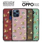 anloof OPPO Reno10 Pro 5G Reno9 A Reno7 A ケース A5 2020 Find X3 Pro 携帯ケース カバー スマホケース 背面 キャンプ 犬 猫 パンダ くま かわいい