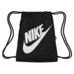[NIKE] ナイキ HERITAGE スポーツアクセサリー ナップサック 1SIZE BLACK/BLACK/WHITE DC4245-010