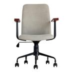 soldout オフィスチェア イス いす 椅子 パソコンチェア デスクチェア レトロ おしゃれ キャスター付き 肘付き かわいい カフェ モダン 木製 北欧 FLEC