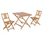  дерево стол комплект 2 человек для складной стол складной стул из дерева сад мебель терраса двор наружный натуральный Байрон NX-903S