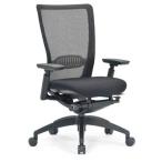 soldout法人限定  エルゴノミクスチェア ミドルバック 可動肘付 キャスター付 布張り メッシ ...