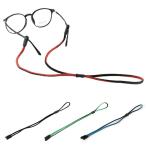 ポイント消化 送料無 500 メガネストラップ メガネチェーン バイカラー 眼鏡 シンプル マスク メンズ ブラック おしゃれ