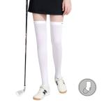  Golf гольфы женский колено гольфы леггинсы контакт охлаждающий летний UV cut выгоревший на солнце участок меры ... носки 