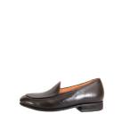 MARIO MINARDIマリオミナルディ　ITALO　ブラック　スリッポン　ローファー　モックシューズ　スムースレザー