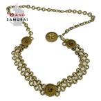 CHANEL シャネル ヴィンテージ ココマーク ゴールド メタル チェーンベルト レディース 303755