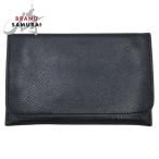 HERMES Hermes черный чёрный Epson шелк in кожа футляр для карточек футляр для визитных карточек чехол для пропуска??B печать мужской 405905