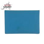 HERMES Hermes karu vi veruso голубой серебряный металлические принадлежности she-bru футляр для карточек y печать женский 409494