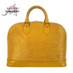 美品 LOUIS VUITTON ルイヴィトン エピ アルマ タッシリイエロー ゴールド金具 エピレザー M52149 ハンドバッグ レディース 410786