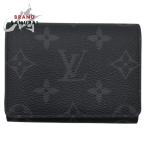  прекрасный товар LOUIS VUITTON Louis Vuitton монограмма Eclipse Anne verop черный чёрный PVC M12874 футляр для карточек футляр для визитных карточек мужской 500895