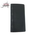 美品 LOUIS VUITTON ルイヴィトン モノグラム エクリプス エピ ポルトフォイユ ブラザ ブラック エピレザー/PVC M67728 長財布 501438