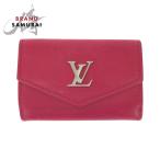 LOUIS VUITTON ルイヴィトン ポルトフォイユ ロック ミニ ピンク シルバー金具 レザー M67858 折財布 コンパクトウォレット 502026