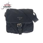 PRADA プラダ テスート 三角ロゴプレート ブラック 黒 シルバー金具 ナイロン BT0173 ショルダーバッグ メッセンジャーバッグ 502283
